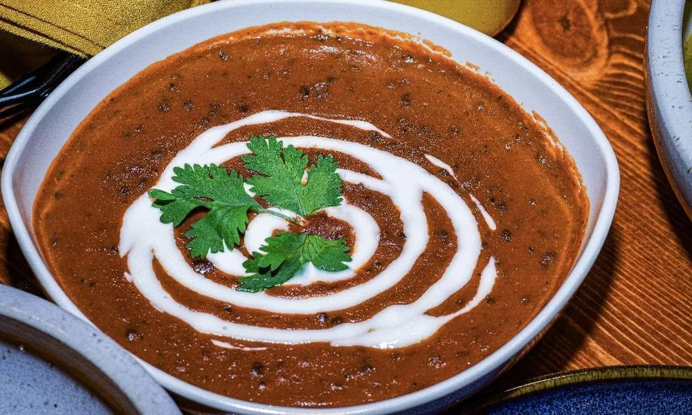 Chili con carne Spicy beef chili with sour cream and cilantro at Lahana Indian Cuisine, a Authentic Indian Cuisine Restaurant restaurant in New York